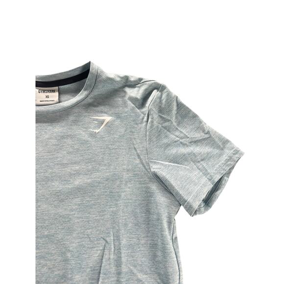 Gymshark Smoke Blue Denim Grey Arrival Regular Fit T-Shirt Men's Size XL - Picture 4 of 7